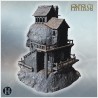 House perched atop a skull - 3D STL File | Hartolia Miniatures