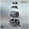 House perched atop a skull - 3D STL File | Hartolia Miniatures