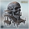 House built inside a skull - 3D STL File | Hartolia Miniatures