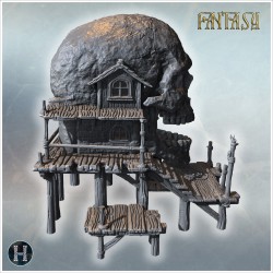 Maison construite à l'intérieur... - STL 3D | Hartolia Miniatures