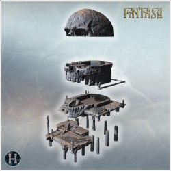 Maison construite à l'intérieur... - STL 3D | Hartolia Miniatures
