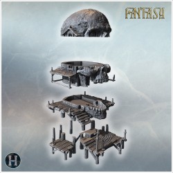 Maison construite à l'intérieur... - STL 3D | Hartolia Miniatures