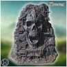 House built into a rocky cliffside - 3D STL File | Hartolia Miniatures