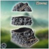 House built into a rocky cliffside - 3D STL File | Hartolia Miniatures
