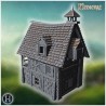 Maison à colombages avec petite... - STL 3D | Hartolia Miniatures