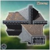 Maison haute avec ligne de toit raide - STL 3D | Hartolia Miniatures