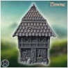 Maison à deux étages avec balcon en... - STL 3D | Hartolia Miniatures