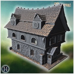 Maison médiévale à base de pierre - STL 3D | Hartolia Miniatures
