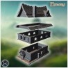 Maison médiévale à base de pierre - STL 3D | Hartolia Miniatures