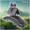 Stone bridge with towers - 3D STL File | Hartolia Miniatures