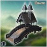 Pont en pierre avec tours - Fichier STL 3D | Hartolia Miniatures