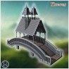 Pont en pierre avec tours - Fichier STL 3D | Hartolia Miniatures