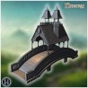 Stone bridge with towers - 3D STL File | Hartolia Miniatures