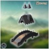 Stone bridge with towers - 3D STL File | Hartolia Miniatures