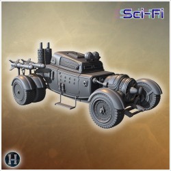 Armored vehicle with rocket... - 3D STL | Hartolia Miniatures