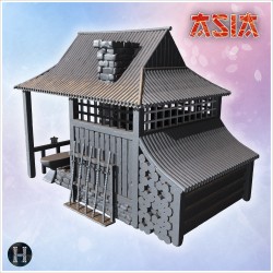 Japanese blacksmith workshop... - 3D STL | Hartolia Miniatures