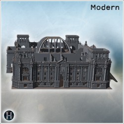 Reichstag building (damaged... - 3D STL | Hartolia Miniatures
