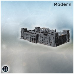 Reichstag building (damaged... - 3D STL | Hartolia Miniatures