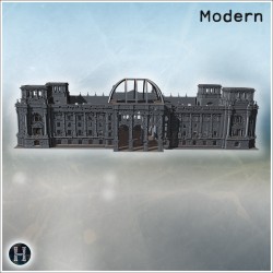 Reichstag building (damaged... - 3D STL | Hartolia Miniatures