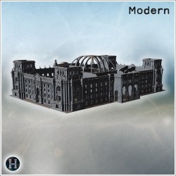 Reichstag building (damaged... - 3D STL | Hartolia Miniatures