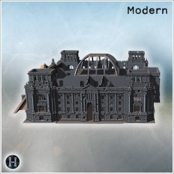 Reichstag building (damaged... - 3D STL | Hartolia Miniatures