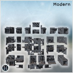 Reichstag building (damaged... - 3D STL | Hartolia Miniatures