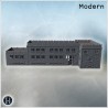 Fortified modern building with... - 3D STL | Hartolia Miniatures