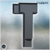 Fortified modern building with... - 3D STL | Hartolia Miniatures
