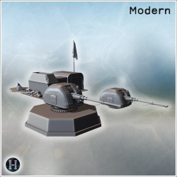 Coastal defensive emplacement with... - 3D STL | Hartolia Miniatures