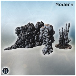Smoke and explosion set for... - 3D STL | Hartolia Miniatures