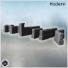 Section de murs défensifs en pierre... - STL 3D | Hartolia Miniatures