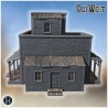 Frontier general store with tall... - 3D STL | Hartolia Miniatures