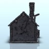 Blacksmith shop with outdoor chimney 9