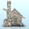 Blacksmith shop with outdoor chimney 9 |  | Hartolia miniatures