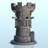 Rounded tower with canons 10
