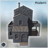 Compact building with patterned... - 3D STL | Hartolia Miniatures