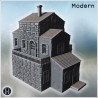 Compact building with patterned... - 3D STL | Hartolia Miniatures