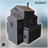 Compact building with patterned... - 3D STL | Hartolia Miniatures
