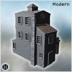 Elevated building with arched stone... - 3D STL | Hartolia Miniatures