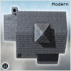 Elevated building with arched stone... - 3D STL | Hartolia Miniatures
