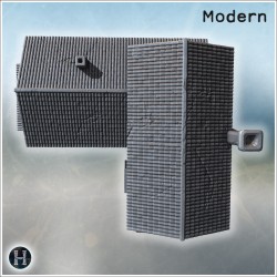 Tall stone house with gable roofs,... - 3D STL | Hartolia Miniatures