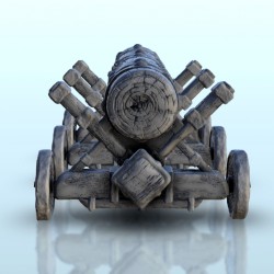 Wooden ram with six wheels 1 |  | Hartolia miniatures