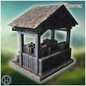 Étal de marché médiéval de fruits... - STL 3D | Hartolia Miniatures