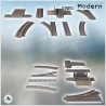 Set of modular railway tracks with... - 3D STL | Hartolia Miniatures