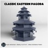 Four-stories pagoda - 3D STL Asian (28mm (1:56)) | Hartolia Miniatures