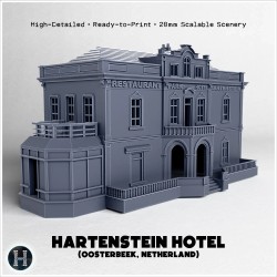 Hôtel baroque avec balustrades... - STL 3D | Hartolia Miniatures