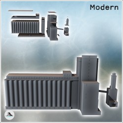 Entrepôt de stockage des silos à... - STL 3D | Hartolia Miniatures