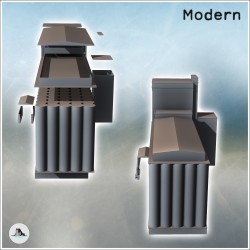 Entrepôt de stockage des silos à... - STL 3D | Hartolia Miniatures