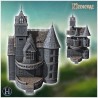 Large medieval residence with wide... - 3D STL | Hartolia Miniatures