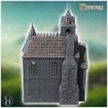 Large medieval residence with wide... - 3D STL | Hartolia Miniatures
